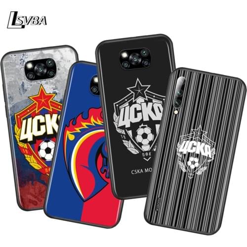 HOT Russia PFC CSKA For Xiaomi Poco X3 NFC M2 X2 F2 C3 M3 F1 Pro Mi Play Mix 3 A3 CC9E A2 A1 6 5 Lite Phone Case