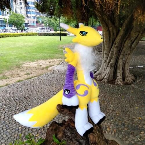 Digital Monster Digimon Tamers Renamon Plush Toy Soft Stuffed Dolls 50cm Kid Gift