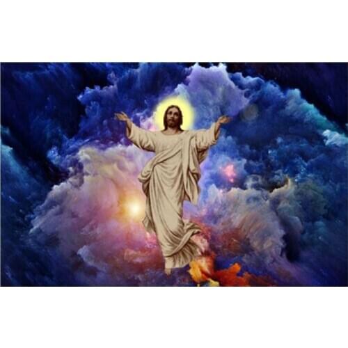 D0646 Jesus Christ Silk Fabric Poster Art Decor Indoor Painting Gift