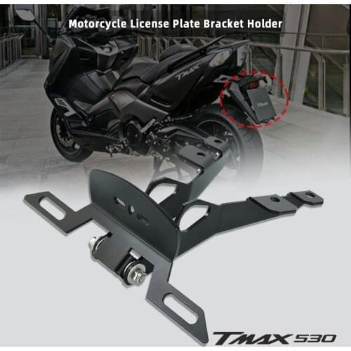 License Plate Bracket For YAMAHA T-MAX 530 SX TMAX 530 DX 2017 2018 fender eliminator registration license holder plate bracket