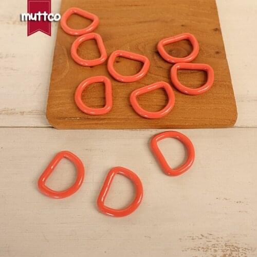 Metal Colourful D ring DIY for Dog Collar 2.0cm Connection alloy metal Buckles DIY D Ring Webbing Clasp Clip CDK-20O