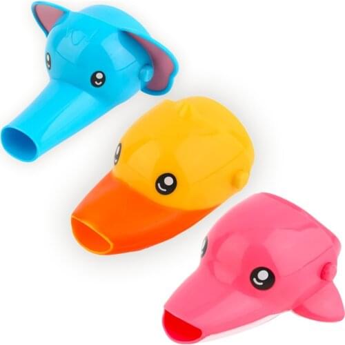 Lovely Cartoon Faucet Extender For Kids Children Kid Hand Washing In Bathroom Sink Accessories