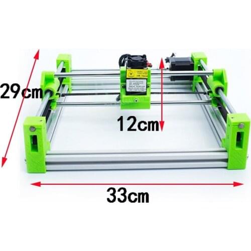 LY Mini Laser Engraving Cutting Machine 3D printing version laser height adjustable Laser Printer CNC Router Laser Engraver