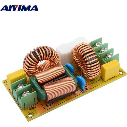 AIYIMA 25A EMI Power Filter Board Anti-interference AC Power Filter Power Supply For Speaker Amplifier DIY