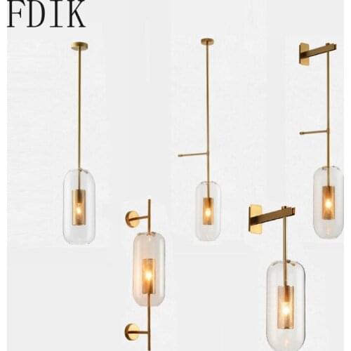 Post-modern Creative Led Wall Light Living Room Bedroom Bedside Corridor Aisle Wall Lamps Nordic Home Decor Lighting Luminaire