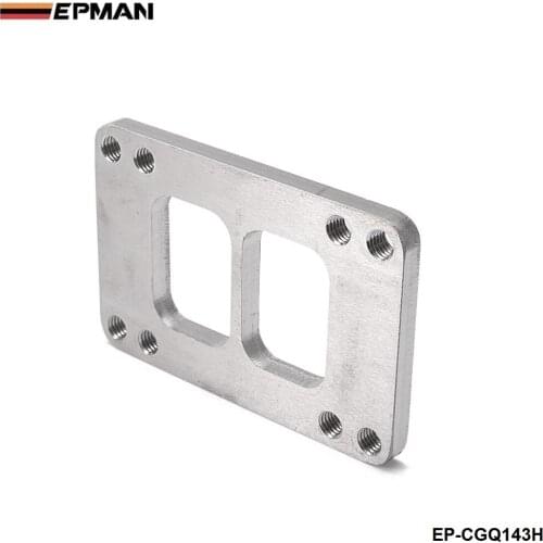 Turbo Manifold Flange SS Steel adapter T6 to T4 Divided Exhaust 8 Holes EP-CGQ143H