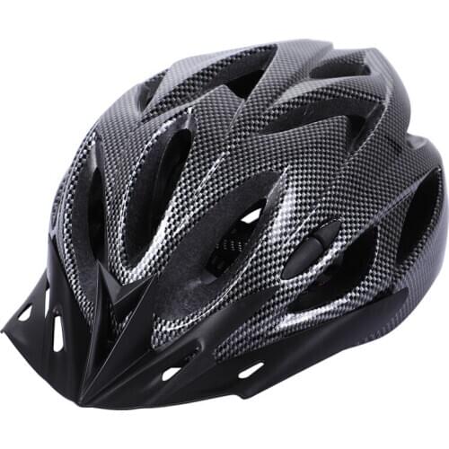 Carbon Bicycle Helmet Bike MTB Cycling Adult Adjustable Unisex Safety Helmet