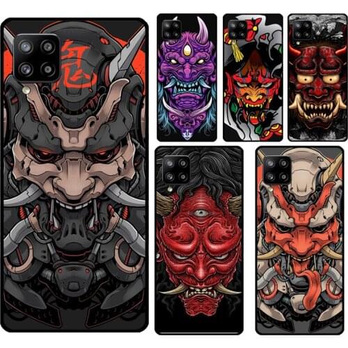 Japanese Hannya Mask Soft Case For Samsung A52 A12 A32 A42 A72 A31 A41 A51 A71 A21S A20e A02S A10 A20S A40 A50 A70