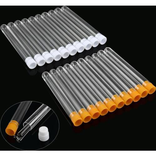 10PCS Needles Containers Holder Transparent Plastic Functional Embroidery Felting Bottle 10.5cm Needle Box Case Hicello