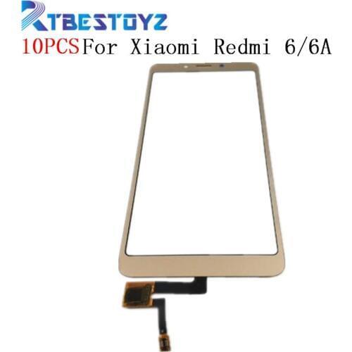 10PCS/lot 5.45'' Redmi 6ATouch Screen Digitizer Sensor Outer Glass Lens Panel For Xiaomi Redmi 6 / 6A