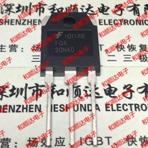 10pcs/lot FQA30N40 New Spot TO-3P 400V 30A