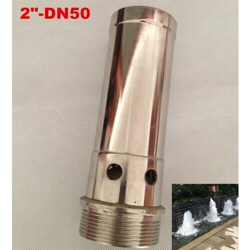 2" DN50 Stainless Steel Spring Bubbling Fountain Pond Nozzle Sprinkler Spray