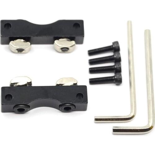 2 Pieces of Special Motor Bracket for 3D Printer Aluminum Alloy Z-Axis Stepped Fixed Aluminum Block