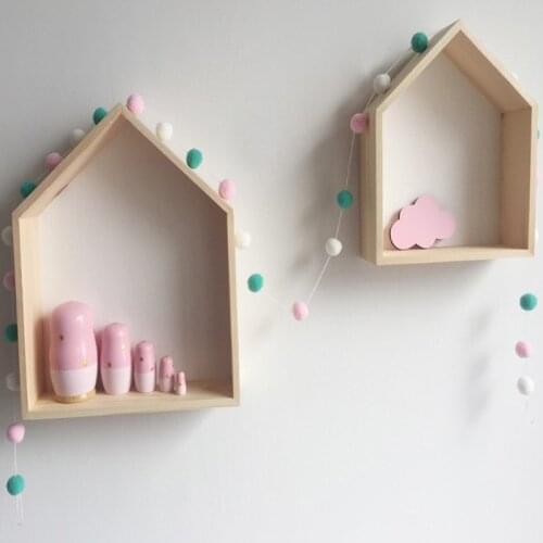 2M 30PCS Fur ball decoration pendant childrens baby girl room wall decoration fur ball wall hanging photo shooting path