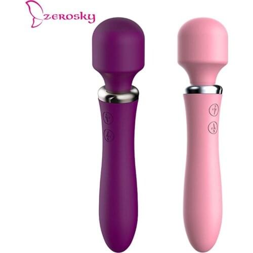 360 Degree Rotation 10 Frequency G Spot Vibrator Clitoris Stimulator Vibrator Sex Toys for Woman Sex Shop Double Vibrator