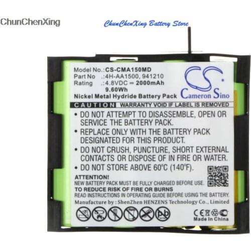 Cameron Sino Battery for Compex Edge US, Enegry, FIT, Mi, Mi-ready,US,Runner,SP 2.0, SP 4.0, Sport Elite, Vitality, voor Fit 1.0