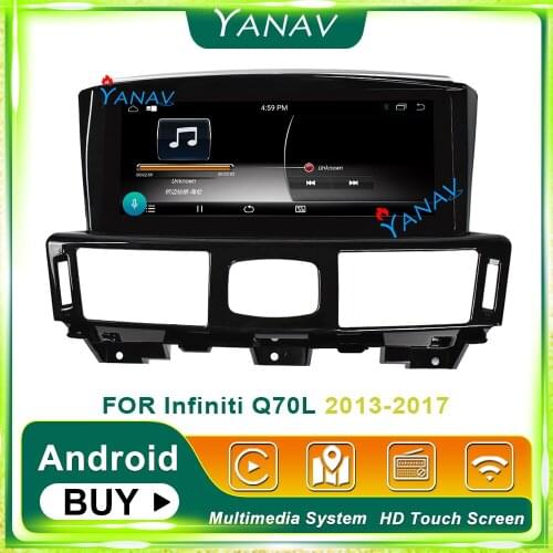 Car radio GPS player for-Infiniti Q70L 2013-2017 car stereo multimedia navigation Tesla Style car video touch screen DVD player