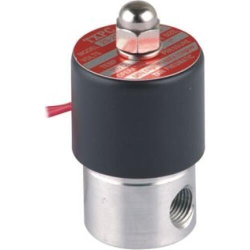 Free Shipping 5PCS 1/4" 2.5mm Stainless Steel Normally Closed 2Way Solenoid Valve VITON Oil Acid DC24V