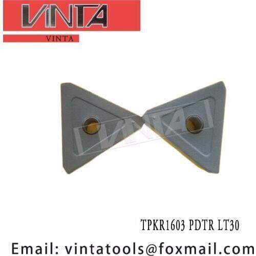 Free shipping high quality TPKR1603 PDTR LT30 cnc carbide turning inserts