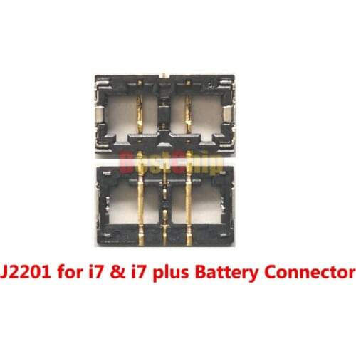 BestChip 100pcs/lot J2201 for iphone 7 & 7plus Batteryr FPC Connector on Motherboard