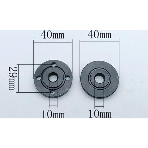 2pcs Thread Replacement Angle Grinder Type 100 Modified Type 125 Inner 10mm Outer Flange Nut Set Electric Angle Grinder Accessor