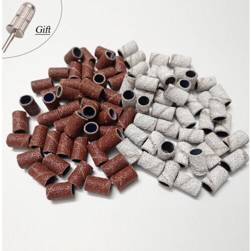 Nail Drill Bit Zebra Sanding Bands Nails Care Accessories Polishing Manicure Gel Polish Remover Replacement Tools Milling Cutter