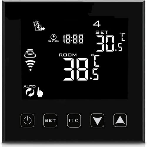 Household Room Temperature Controller WiFi Thermostat With Tuya App For Smart Home System