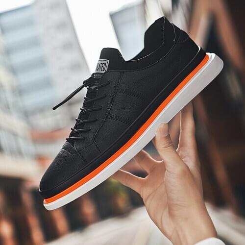 Mens Shoes Brand Men Casual Sock Shoes Fashion Leather Lace-up Solid White Luxury Sneakers Men Trainers Handmade White Shoes Men