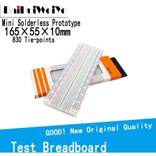 MB102 Breadboard For MB-102 Protoboard PCB Board BreadBoard 830 Point Solderless Universal Prototype Test Develop for Arduino