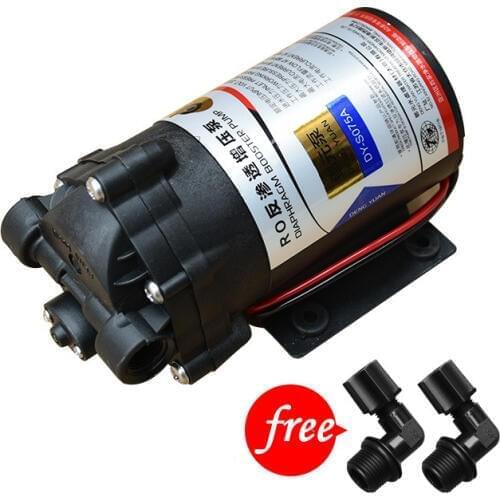 50-400 gpd Diaphragm pump 24V DC RO Booster Pump Increase Reverse vacuum water filter parts for reverse osmosis Water system