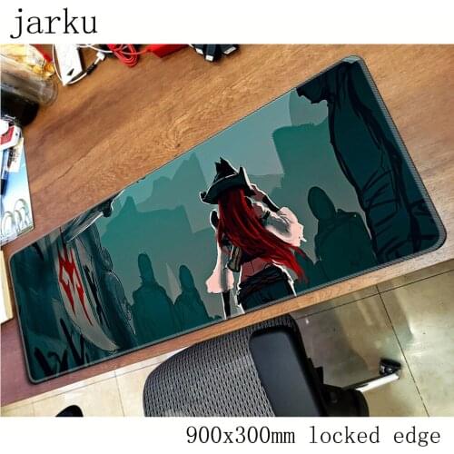 Miss fortune pad mouse computador gamer mause pad 900x300X2MM padmouse big best seller mousepad ergonomic gadget office desk mat