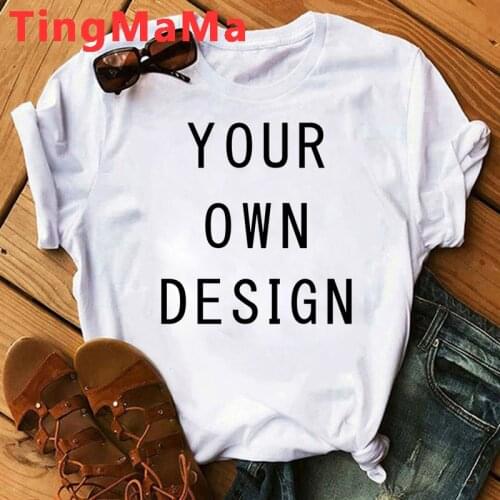 Your OWN Design T-Shirts Men Customize Your Like Photo or Logo Short Sleeve Tshirt White Pink Diy T Shirt Casual Top Tees Male
