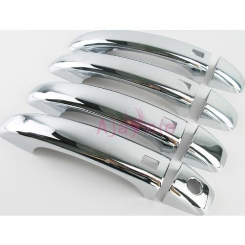 Door Handle Cover Overlay Trim 2009-2012 2013-2014 2015-2016 ABS Frame Panel Chrome Car Styling For Audi Q5 Accessories