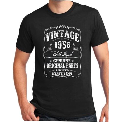 Birthday Gift T shirt men 30th 40th 50th 60th Birthday 1985 1986 1965 1956 VINTAGE short sleeve printed tee USA size