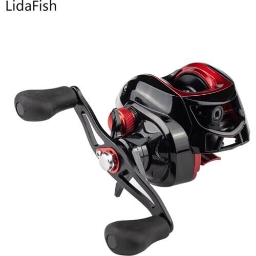 LidaFish Brand Baitcasting Reel 7.1:1 Left/Right Hand Carp Fishing Reel 4.5KG Drag Saltwater Reel pesca
