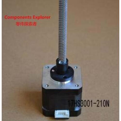 NEMA17 stepper 210mm Tr8*8 leadscrew threaded 17HS3001-210N Nema17 Threaded Rod Stepper Motor for 3D Printer