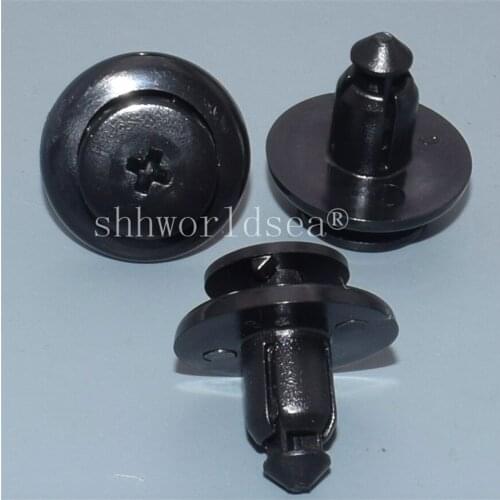 Shhworldsea 100Pcs for Mazda Mud Guard Push Type Clip Retainer Protege 1996-On Replace BC1D-56-145 Fit 8mm Hole, Head Dia 20mm