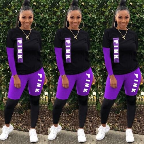 Tracksuit Women Harajuku Clothes Pink Letter Sweatshirt Hoodie Pants Two Piece Set Ensemble Femme Suits Sporty Outfits Spring