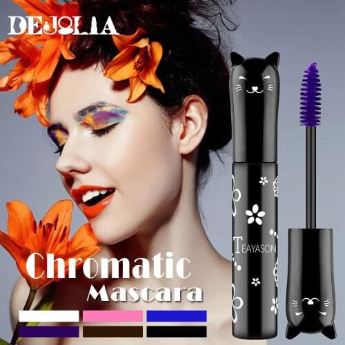 1PC Colorful Eye Mascara Quick Gry Natural Thick Curling Lengthening Beauty Eyelash Tool Women Eye Lashes Make Up Tools