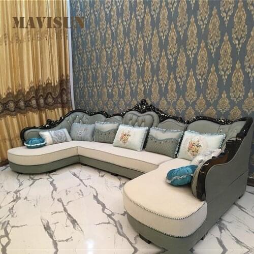 Nordic Living Room Corner Sofa L Shaped Large And Small Apartment Technology Fabric Simple Sofa Combination Furniture For Home