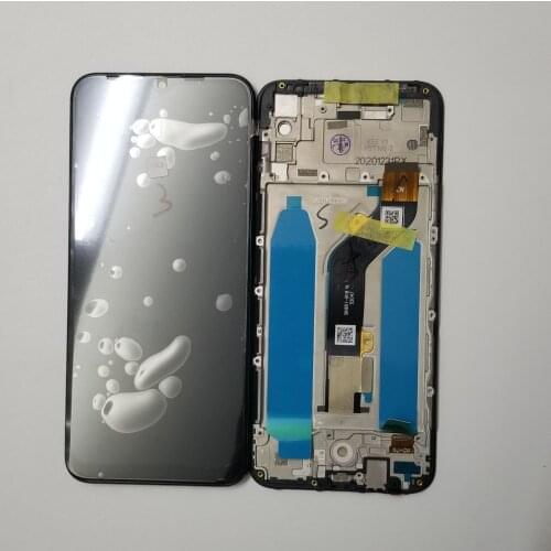 With Frame LCD For Tecno SPARK 6 GO Ke5 Ke5j Ke5k Display LCD Touch Screen Assembly Glass Panel Digitizer