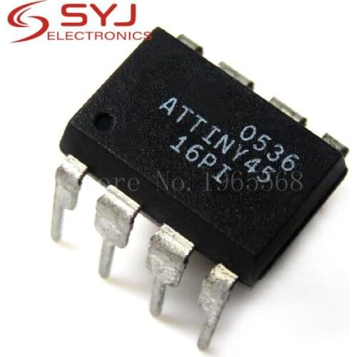 1pcs/lot ATTINY45-20PU ATTINY45 DIP-8 In Stock