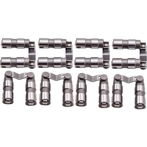 16pcs Hydraulic Roller Lifter & Link Bar For Dodge Chrysler V8 318 360 340 5.2 5.9L