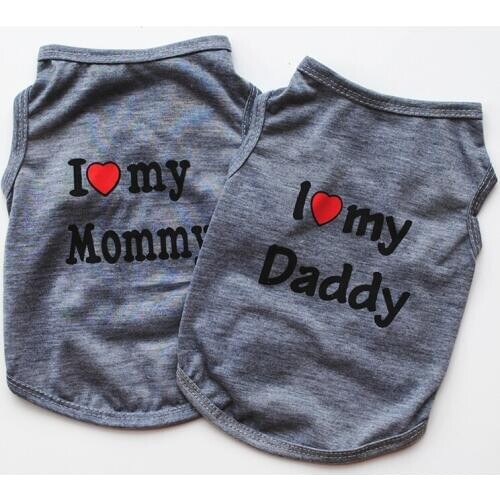 2018 Cute Pet Dog Clothes Spring T-shirt Soft Dogs Clothes Pet Cat Clothing Summer Cotton Shirt Casual Coats For Small Pets