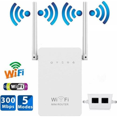 Wireless WiFi Amplifier 300Mbps WiFi Repeater Wifi Signal 2.4G Extender Roteador Wireless Router Wi-Fi Access Point