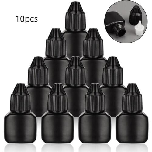 Grafting Eyelash Glue Bottle Empty Refillable Bottles Eyelash Glue Container Travel Portable Storage Container Makeup Accessorie