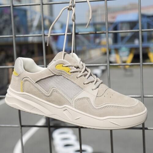 Breathable men sneakers athletic running summer shoe fashion sneaker leather hot casual mens brand style trend man mens sports