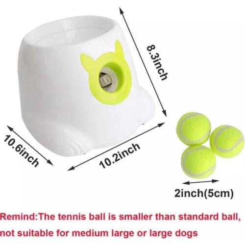 Food Reward Machine For Dogs With Tennis Ball Interactive Fetch and Treat Pet Ball launcher For IQ training