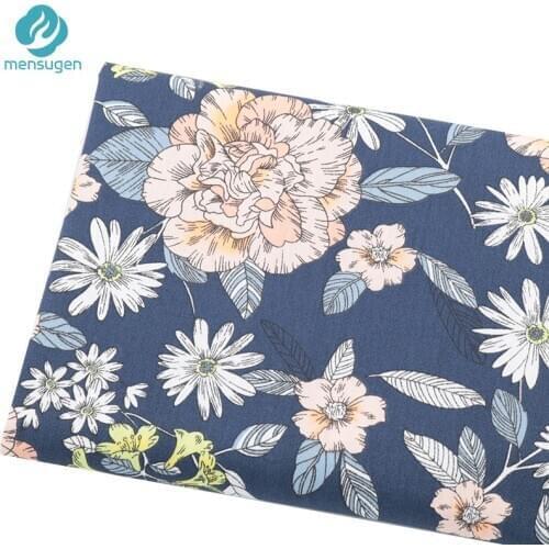 Big Flower Cotton Fabrics Suitable for Making Womens Dresses Children Skirts Blankets Pillows DIY Sewing Cloth Fabric by Meter