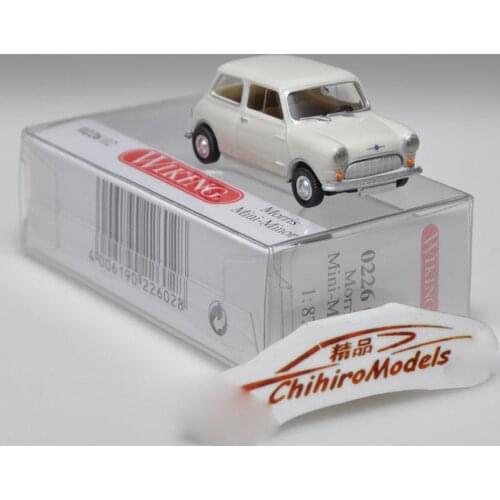 1:87 Simulation Plastic Model WIKING Classic Mini Morris1959 White Static Ornament Collection Display Boy Gift Limited Edition